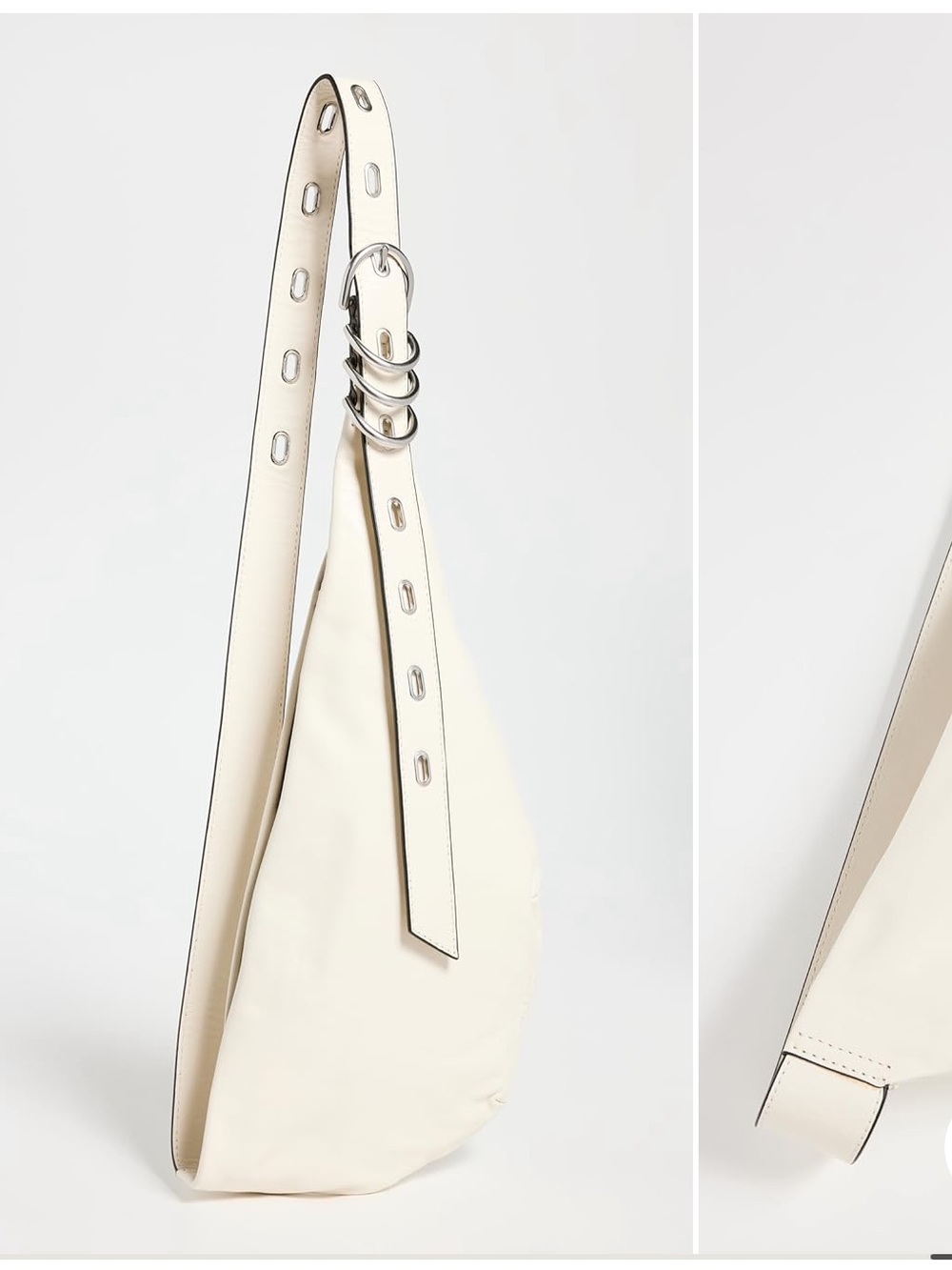 rag & bone
Petra Sling Bag in Antique White Leather